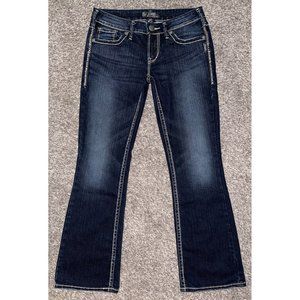 Silver Jeans Co. Suki Mid Slim Boot W28/L31 Medium Wash Jeans CA00508